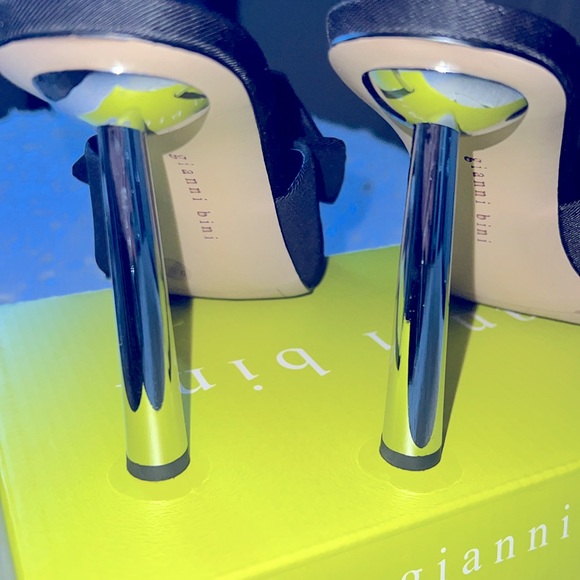 Gianna bini, black high heels size 9.5 worn once - Picture 3 of 10